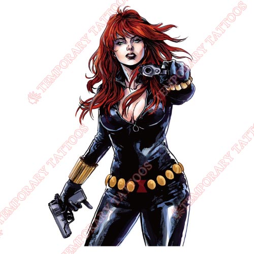 Black Widow Customize Temporary Tattoos Stickers NO.455 Black Widow Customize Temporary Tattoos Stickers NO.455